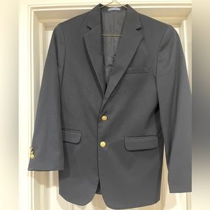 Izod boys blue blazer/sports coat size 16 dry cleaned